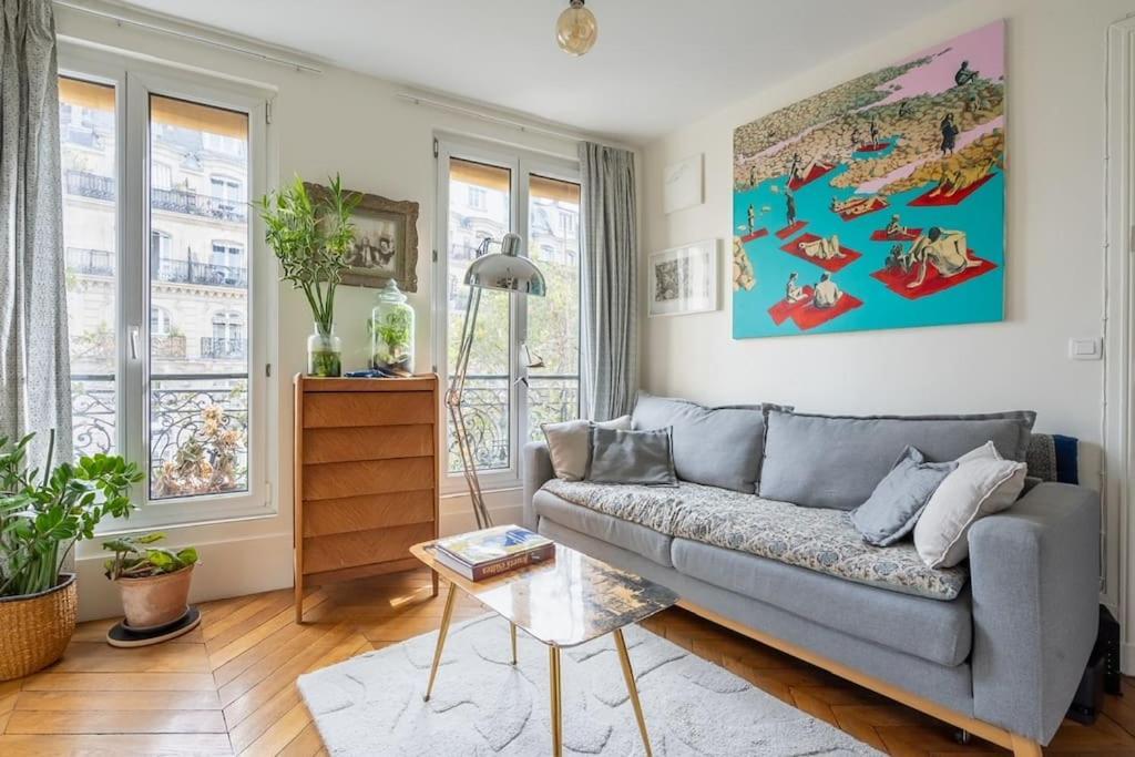 Bel Appartement Cosy, Emplacement Ideal Paris Bagian luar foto